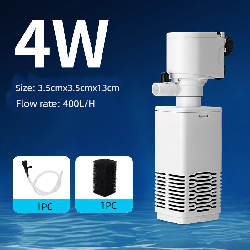 

3 в 1 Аквариумный Фильтр Насос Бесшумный Аквариум Погружной Воздушный Кислородный Аэратор Аквариумный Воздушный Насос Насос Для Смены Воды Насос Wave Maker 220 В