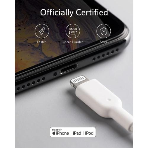 Anker iPhone Charging Cable PowerLine II Lightning Cable MFi Certified Ultra Durable Compatible with iPhone 14 / 14 Plus / 14 Pro / 14 Pro Max / 13 /