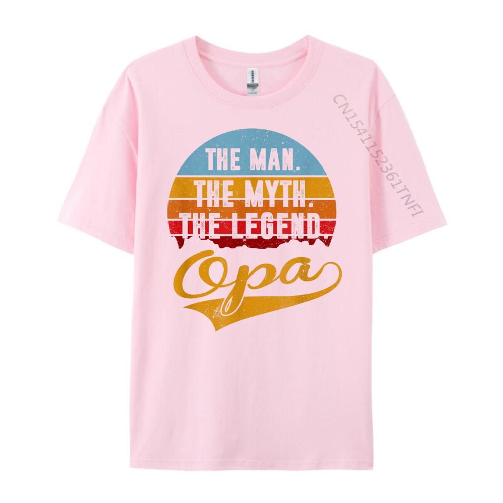 Opa The Man The Myth The Legend 3d Printed T Shirts Men Clothing Character Graphic Cotton Short Sleeve