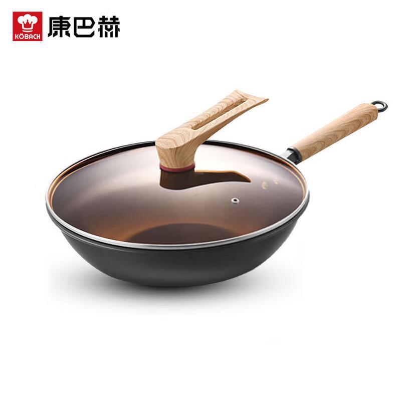 Kangbach 32cm Fine Iron Non-Coated Stir-Fry Wok
