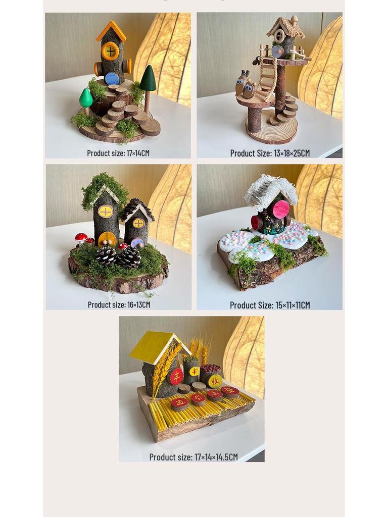 DIY Wooden Treehouse Building Kit for Kids: Creative & Educational Toy