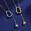 Statement Irregular Geometry Long Necklaces Pendants for Women Personality New Neo Gothic Sweater Chain Accessories