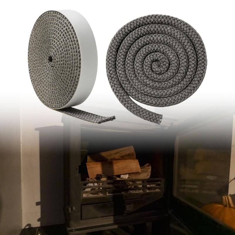 Fireplaces Sealing Rope Universal Replacement Gaskets Wooden Stove Burners Door Gasket Stove Heating Fireplaces Part
