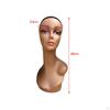 Elegantní dámská figurína hlava s nastavitelným stojanem na ramena pro vystavení šperků - Výška 48 cm