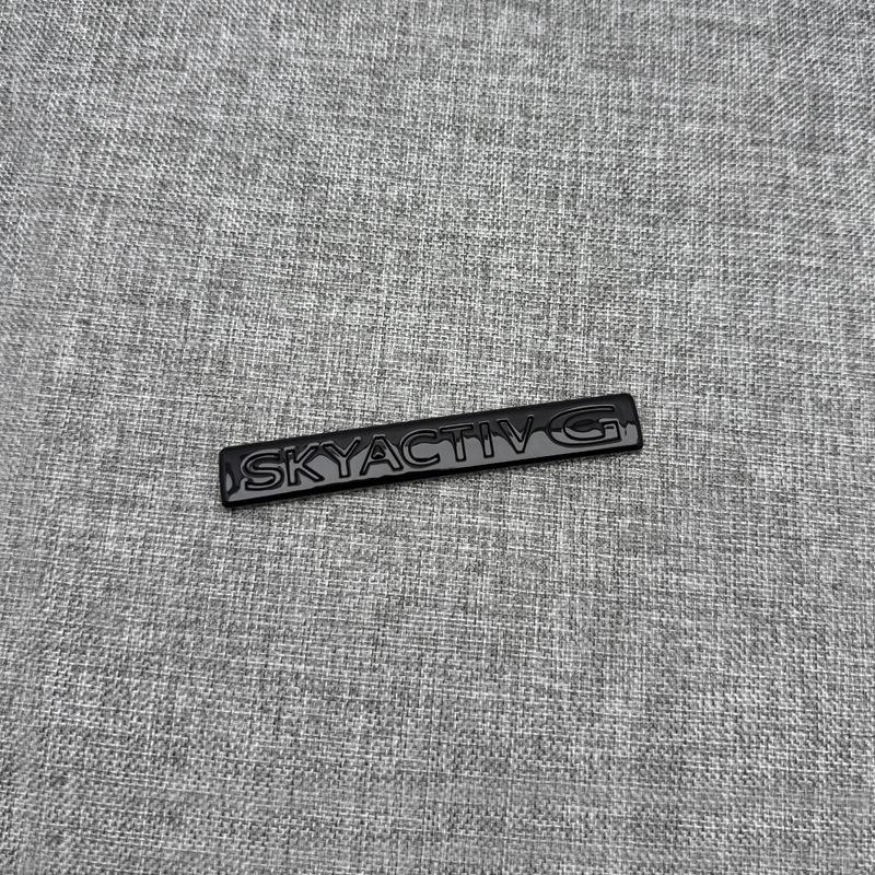 Mazda 3 Czarny Tylny Klapa Bagażnika "Czarny Wojownik" SKYACTIV Naklejka na Bagażnik