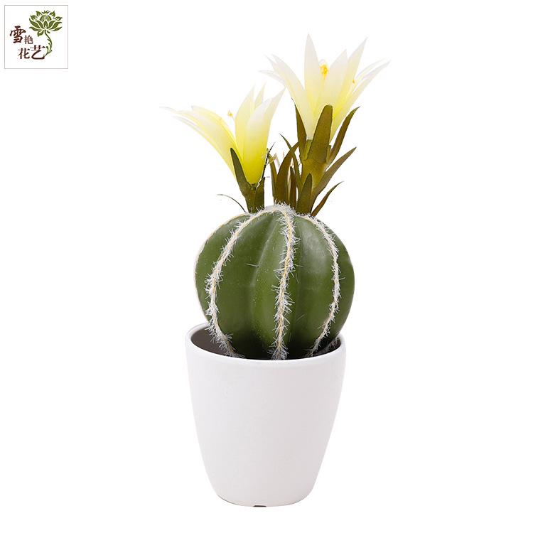 Oulifei Premium Artificial Tropical Succulent Cactus Bonsai for Home Decor