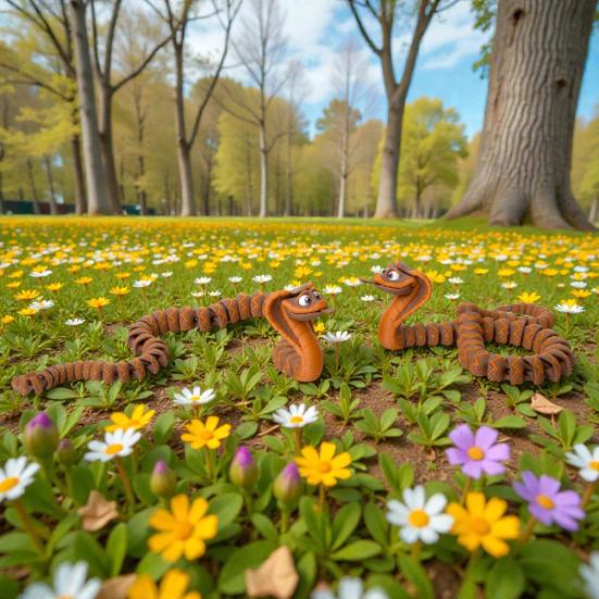 3D Printed Snake Toy Flexible Articulated Snake Fidget Toy Collectible Fake Animal Model Ornament for Home Office