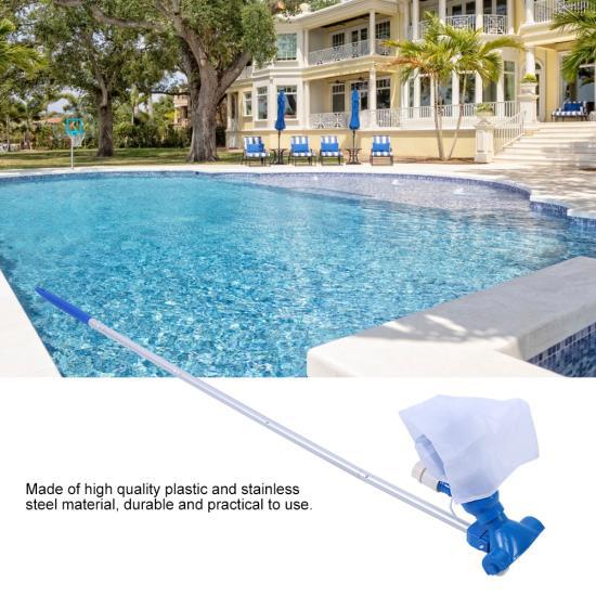 Swimming Pool Flat Leaf Skimmer Net Water Pond Hot Tub Cleaning Tool Maintenance Kit
