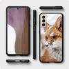 Cute The Fox Animal Case for Samsung Galaxy S23 S21 S20 FE S24 S22 Ultra S10 S10e S9 Plus Soft Black TPU Phone Cover Bumper