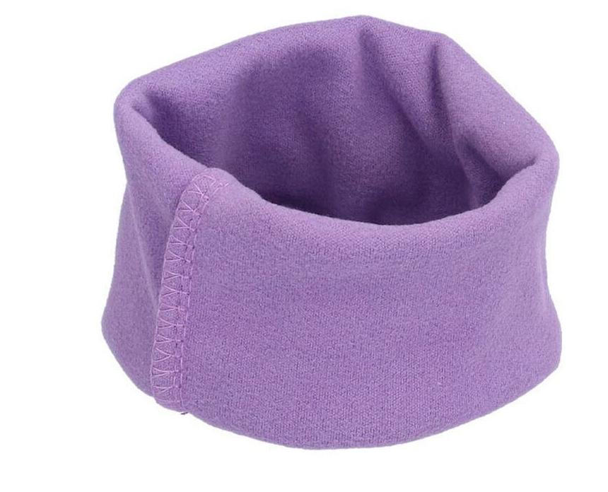 Dog Quiet Ear Cover Purple Pet Noise Protection Calming Ear Muffs Anxiety Relief Warm Soft Snood S