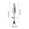 Anti-Rust Artificial Fly Fishing Lure Set Angling Gear Durable Fishing Spinner Baits Fishing Lure Metal Propeller Fishing Bait