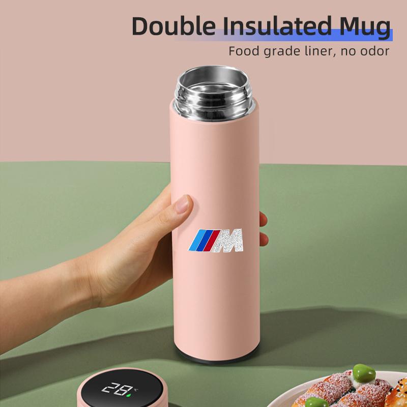 MQRE3 Hot 2025 Office Home Mug Thermal Tumbler Outdoor Insulated Cup Water Bottle For BMW M Power Sport M1 M3 M4 M5 M6 E90 E39 F30 F10