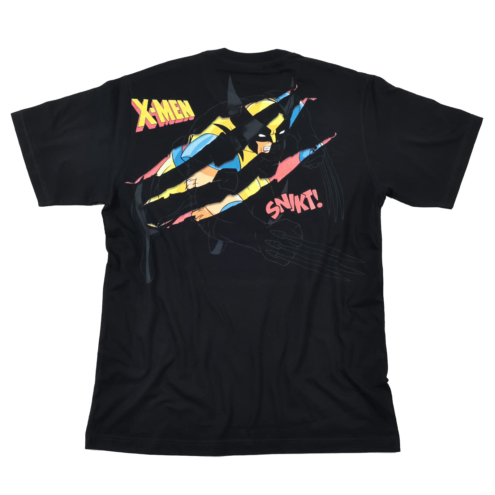 EVERSOUL Marvel X-Men Wolverine Short Sleeve T-Shirt, Avengers Character Merchandise, Men s Black, XL Size [Parallel Import]