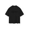 Fear of God Essentials V Neck T-Shirt Jet Black Men Tops 125SP244214F