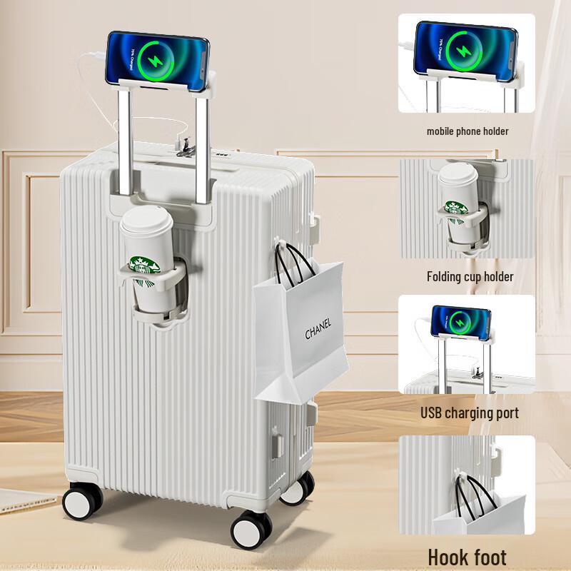 KarLot Front Opening Travel Suitcase 20 inch