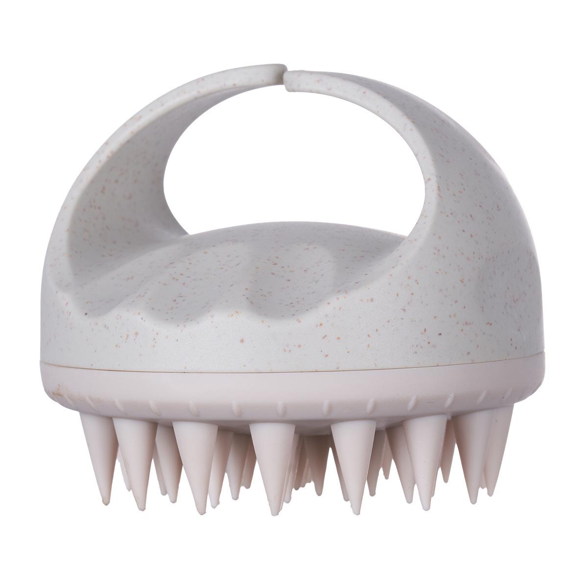 Wheat Straw Handle Shampoo & Scalp Massager Brush with Short/Long Teeth
