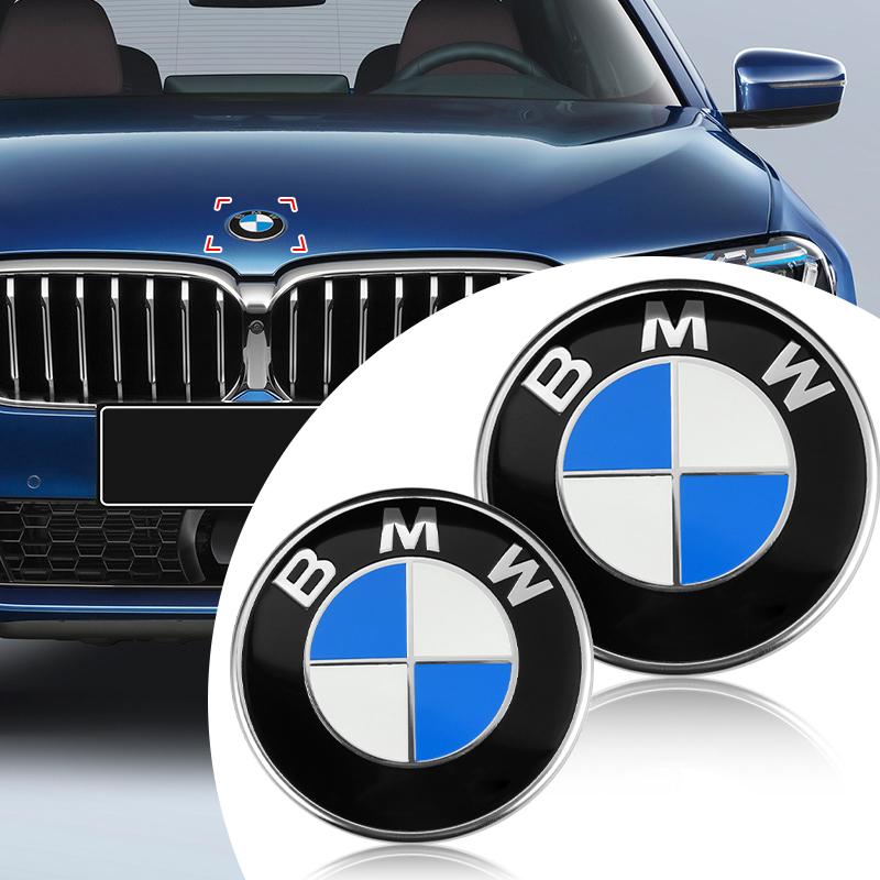 74/82MM Znak na přední kapotu auta Samolepka na zadní kufr Emblém Doplňky pro BMW E46 E39 E90 E60 E36 F30 F10 E34 E30 F20 E92 M3 M4 M5 X6