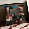 CCrash Landing on You Cushion Cover Reversible Soft Durable Pillow Cover Home  Car MultiScene Use for Daily Comfort