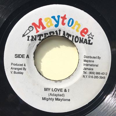 7inch Record VERNON MAYTONE - My Love & I NONE Maytone Interna Jamaica Reggae, Ska & Dub Used