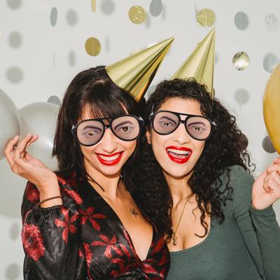 Lightweight Funny Glasses One Size Cool Fashion Style Prop for Halloween Cosplay Masquerade Party Prank Gag Gift Idea