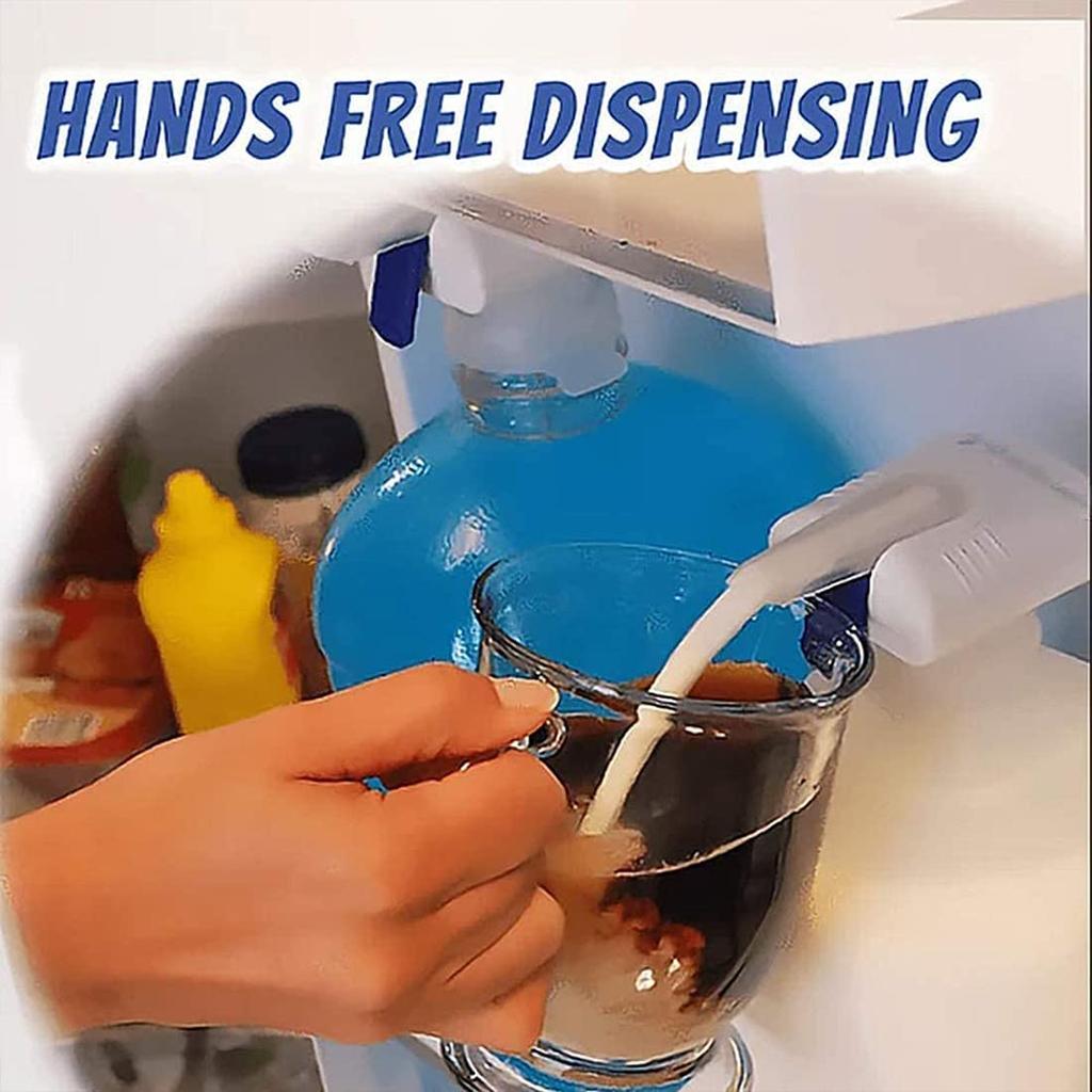 2 Packs Automatic Drink Dispenser Milk Dispenser for Fridge Gallon Hands Free Can Milk and Beer From Overflowing