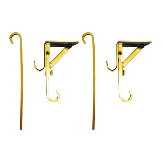 2/4Pcs Christmas Fireplace Stocking Garland Hanger No Drill Adjustable Mantle Garland Holder Heavy Duty Xmas Stockings Decoration Hanging Hook