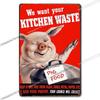 Retro Metal Tin Signs Vintage Food Ad Kitchen Wall Decor Home Art