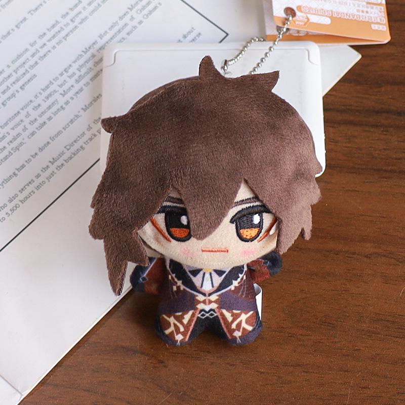 Genshin Impact Chibi Tartaglia Plush Pendant Keychain Ornament
