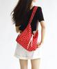 Socharming Plain Easy Reversible Shoulder Bag - Floral Red