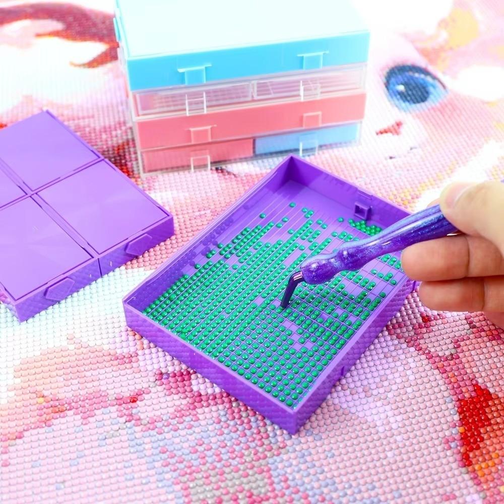 Multi-grid Diamond Painting Tray Diamond Sorting Plate Diamond Art Accessories