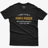 Funny People Person T Shirt Sarcastic Humor  Vintage Washed Unisex Stretched Graphic Homme Stylish Breathable Streetwear