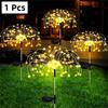 Luci LED Solari a Fuochi d'Artificio per Esterno Impermeabili Lampada Solare da Giardino Fatata Per Prato Sentiero Patio Cortile Festa Decorazione Natalizia