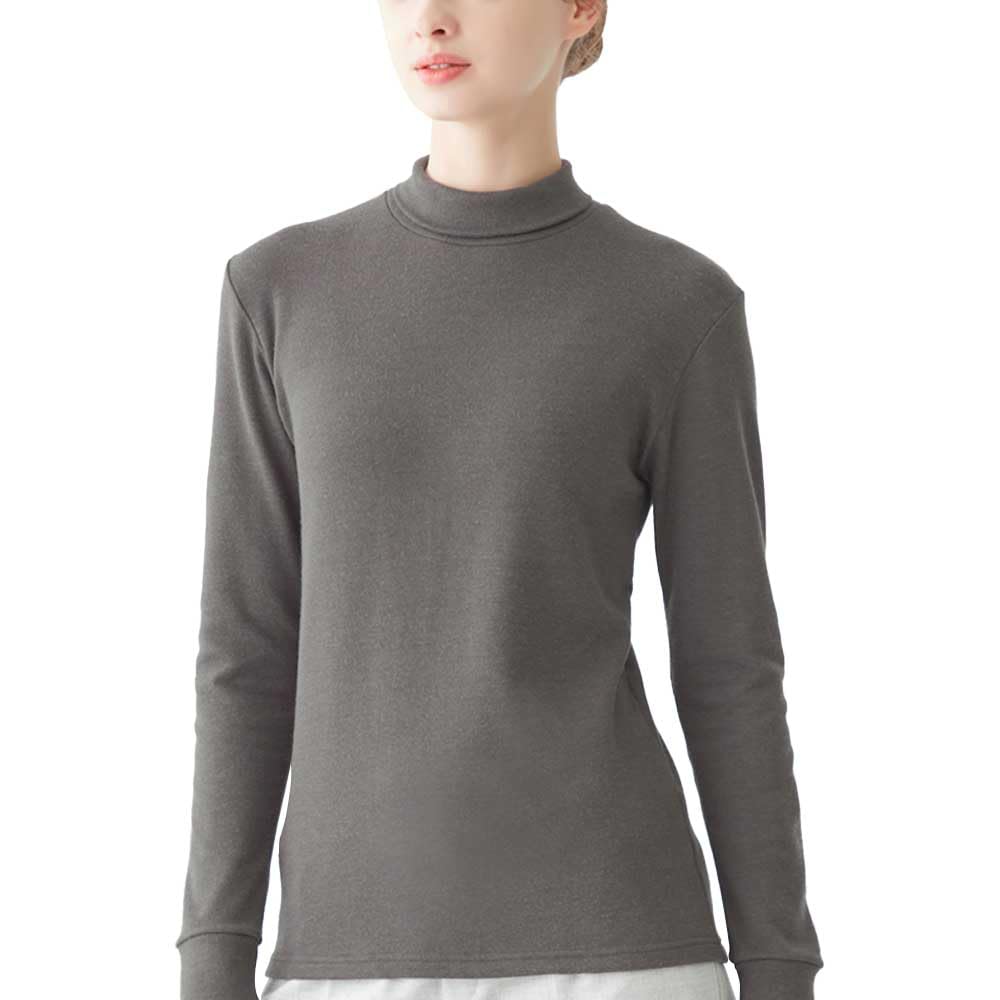 

Gunze Fire Acedron с длинным рукавом Предотвращает охлаждение от пота в теплом длинном Acedron Угольно-серое термобелье, Толстое, С флисовой подкладкой, Зимнее,