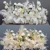 Large Silk Eucalyptus Flower Row for Wedding Aisle Decor