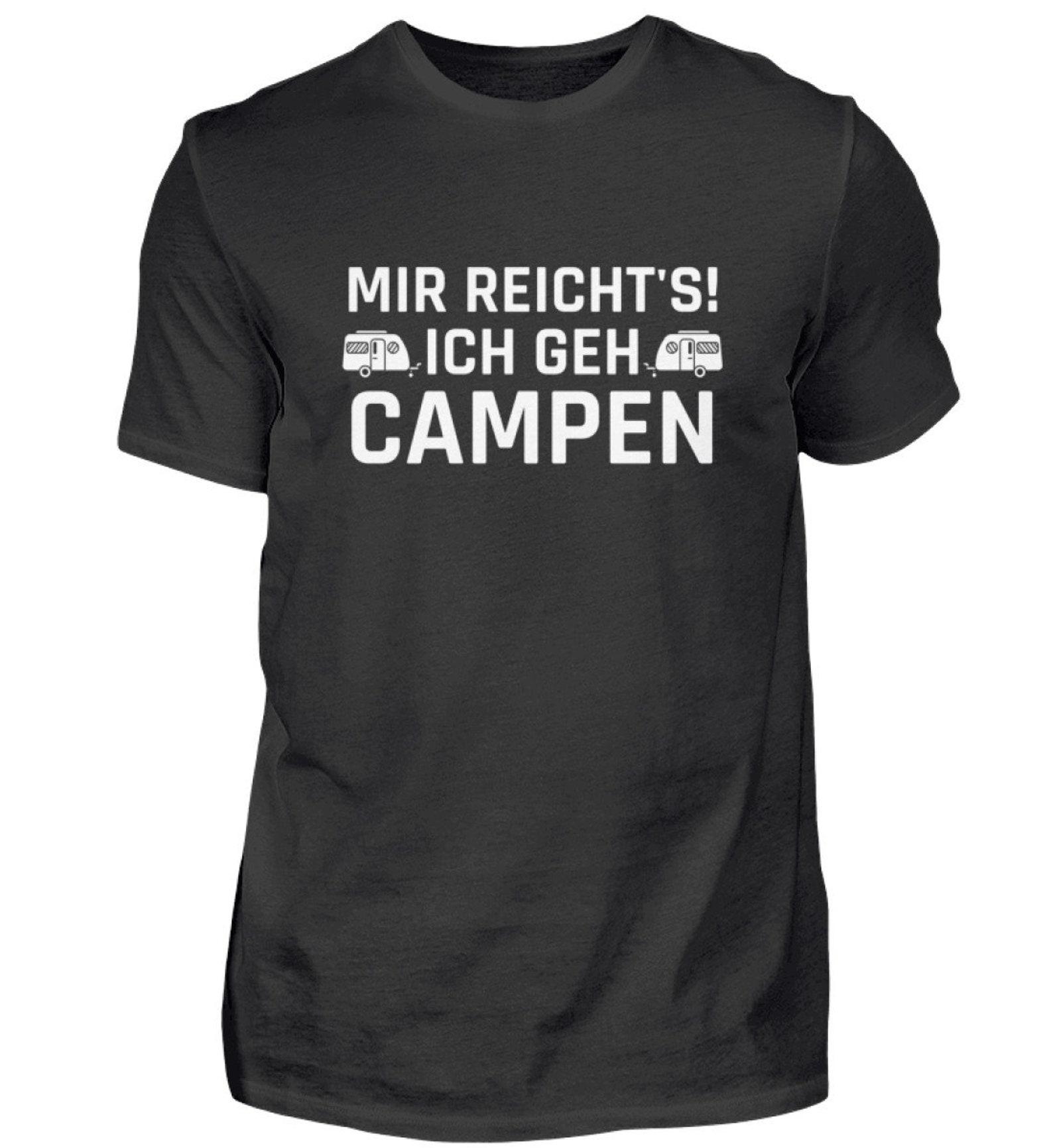 Camping T-Shirt - I m Enough I m Going Camping Gift Motorhome - Men s Shirt 3XL