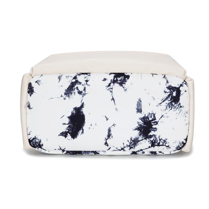 Цветной блок Оксфордский рюкзак Женский рюкзак в студенческом стиле Дорожная сумка розовый — фото 10