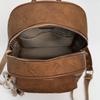 Retro Brown Large Capacity Handheld Backpack for Women's New High End, Niche and Non Collision Style Backpack