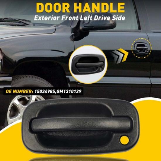 Rear Right Side Door Handle For 1999-07 Chevrolet Silverado 1500 2500 GMC Sierra