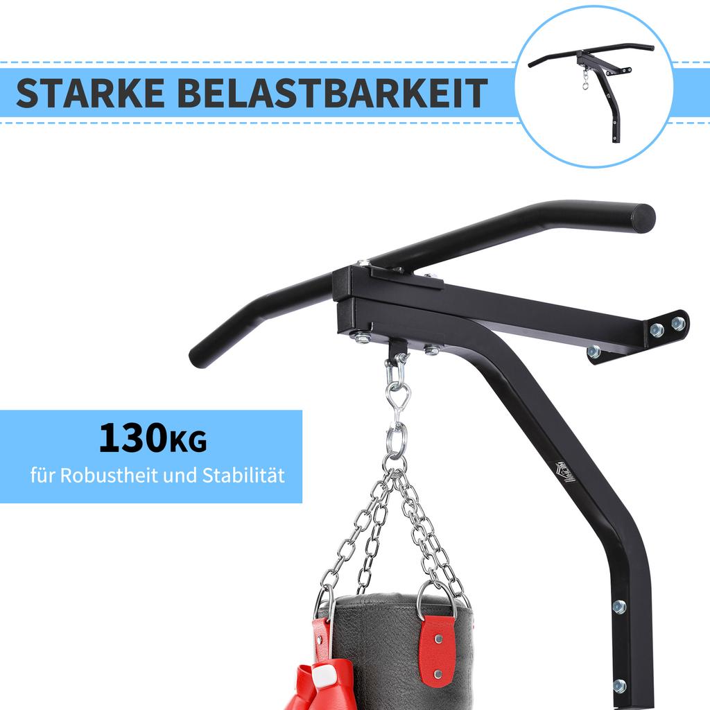 Punching Bag Wall Mount, Punching Bag Sandbag Bracket, Load Capacity, Steel, Black, 93 X 47 X 51 Cm