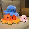 Reversible Double-Sided Octopus Plush Toy - Cute Face-Changing Doll for Girls Birthday Gift