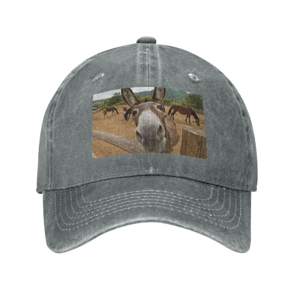 Funny Donkey Baseball Cap Cowboy Hat for Men Women Adjustable Classic Hats Caps Dad Golf Hat