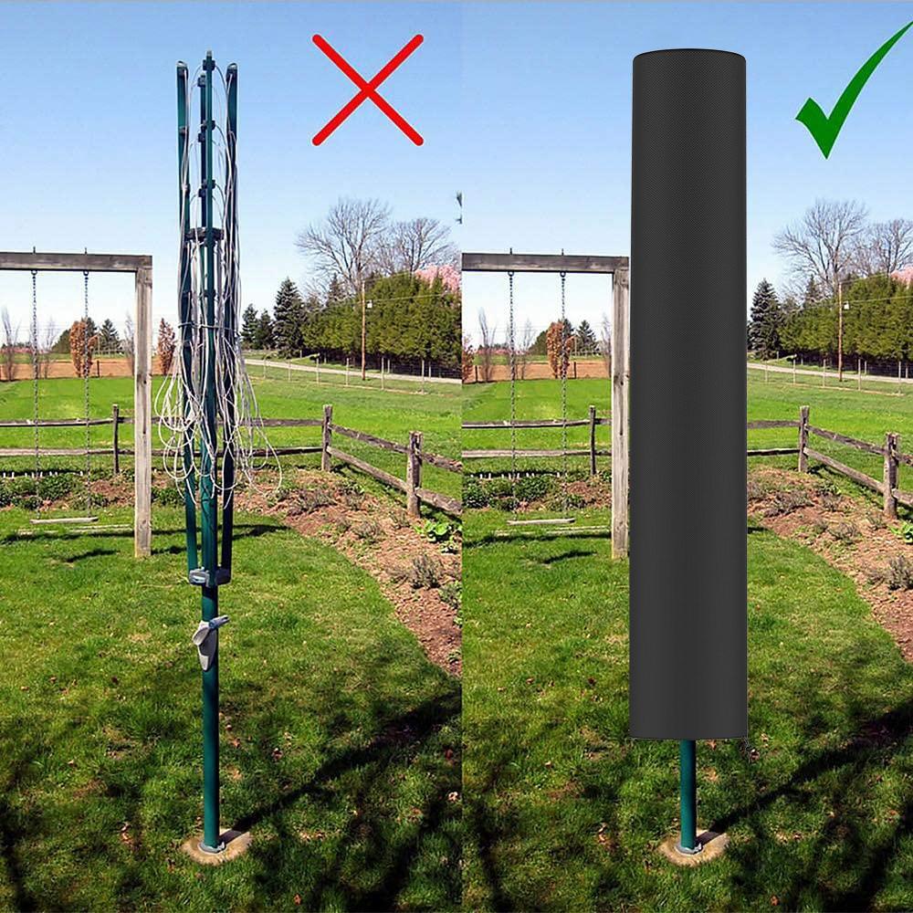 Multifunkční otočný kryt sušáku na prádlo Ochranné pouzdro na sušák na prádlo Odolný proti větru Štít na sušení prádla Vodotěsný Nastavitelná šňůra