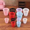 1/12 Dollhouse Mini Hollowed-Out Trash Can Model Dollhouse Living Furniture Decoration Dolls House Micro Scene Ornament