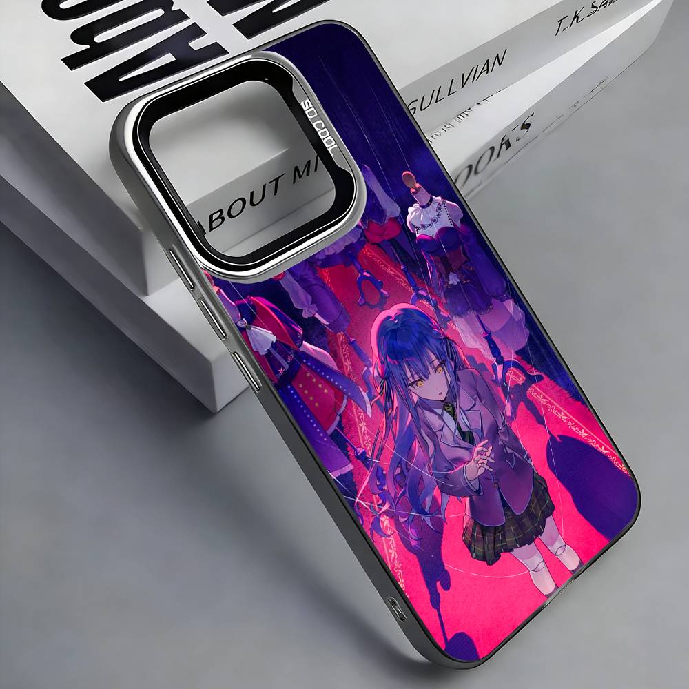 

Чехол для телефона BanG Dream Аниме A-Ave Mujica Цветной Серебристый Задник Для IPhone 17 16 15 14 13 12 11 Plus Pro Max Plus iPhone14Plus