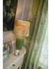 Green Leaf Half Blackout Kitchen Curtain Partition Curtain Bay Window Light Transmission For Living Room Bedroom Bay Window Dining Room Or Kitchen Bar