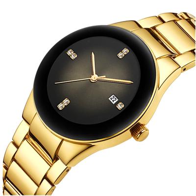 Damenuhren Roségold Edelstahl Moderne Zeigeruhr Weibliche Geschenke Mode Leuchtende Casual Damen Armbanduhren