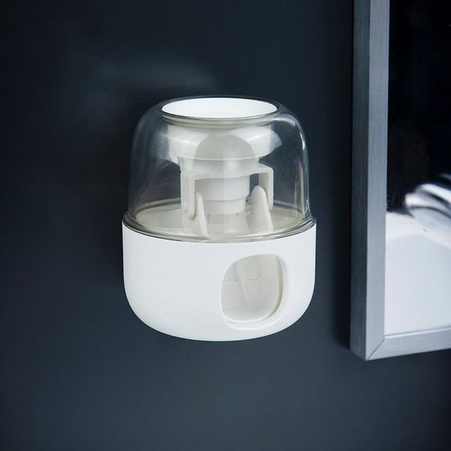 MENGNI Wall-Mounted Toothpaste Squeezer Waterproof Toothpaste Dispenser Quantitative Paste Dispenser WC Home Bathroom Accessories