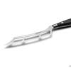 Couteau à fromage lame en acier inoxydable 14.5 cm manche noir Riviera-