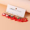 5 Pairs Cartoon Ice Cream Cookie Chocolate Donut Earrings for Women Girls 3D Food Dangle Earrings Kids Jewelry Gifts