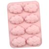 Multifunctional Silicone Truffles Molds Multipurpose Silicone Cartoon Cloud Baking Molds 8 Sections Baking Tray for Sweet Treat